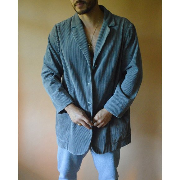 Vintage Corduroy Unisex Blazer Jacket - Picture 3 of 4